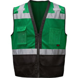 Premium Heavy Duty Surveyor Safety Vest With 6 Pockets