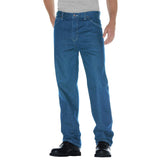 Dickies 13293 Unisex Relaxed Straight Fit Denim Jeans with 5 Pockets
