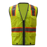 Hi-Vis Safety Vest, Brilliant Premium Class 2