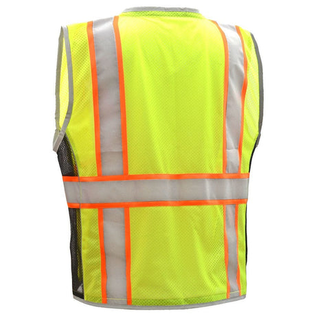 Hype-Lite Economy Class 2 Safety Vest with Black Sides