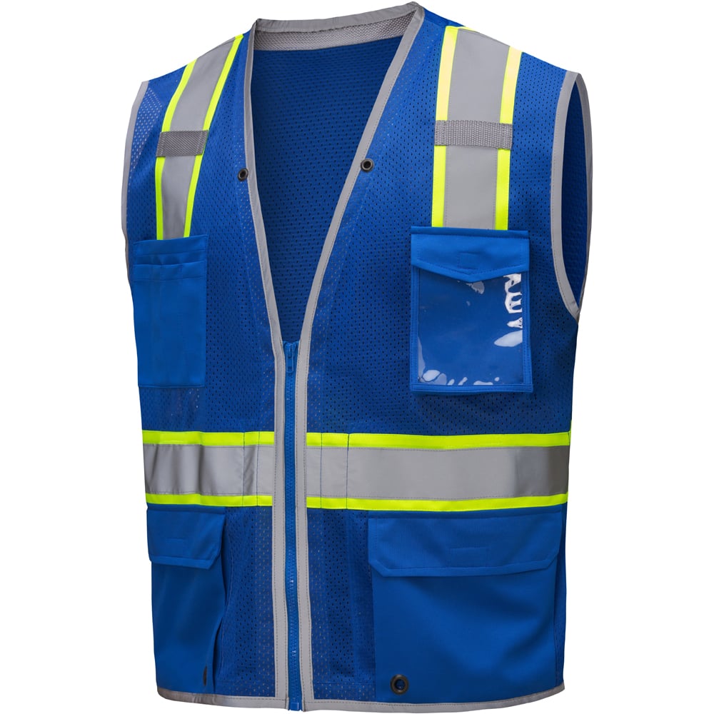 Hype-Lite Enhanced Visibility Safety Vest with Inner iPad Pockets