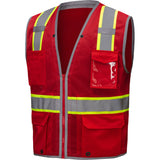 Hype-Lite Enhanced Visibility Safety Vest with Inner iPad Pockets