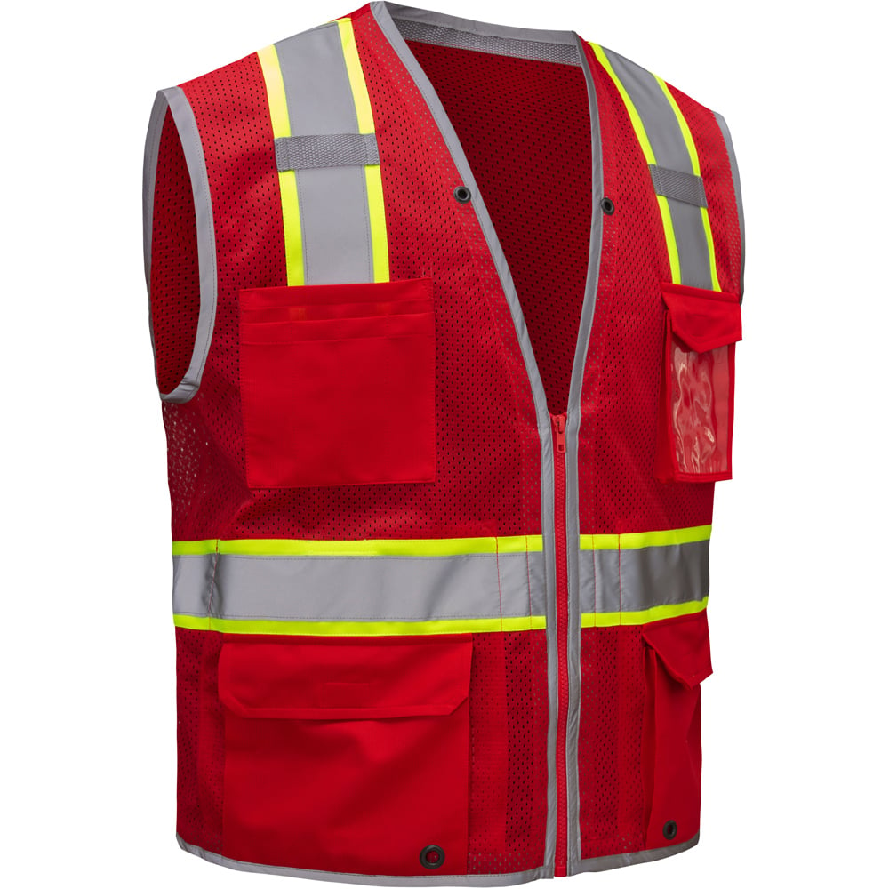 Hype-Lite Enhanced Visibility Safety Vest with Inner iPad Pockets