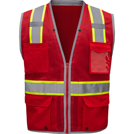 Hype-Lite Enhanced Visibility Safety Vest with Inner iPad Pockets
