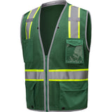 Hype-Lite Enhanced Visibility Safety Vest with Inner iPad Pockets