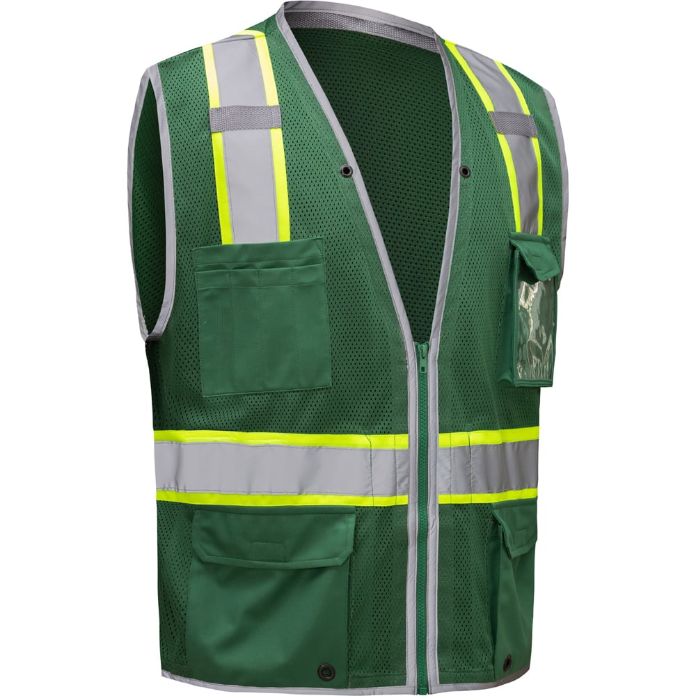 Hype-Lite Enhanced Visibility Safety Vest with Inner iPad Pockets