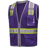 Hype-Lite Enhanced Visibility Safety Vest with Inner iPad Pockets