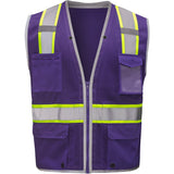 Hype-Lite Enhanced Visibility Safety Vest with Inner iPad Pockets