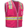 Hype-Lite Enhanced Visibility Safety Vest with Inner iPad Pockets