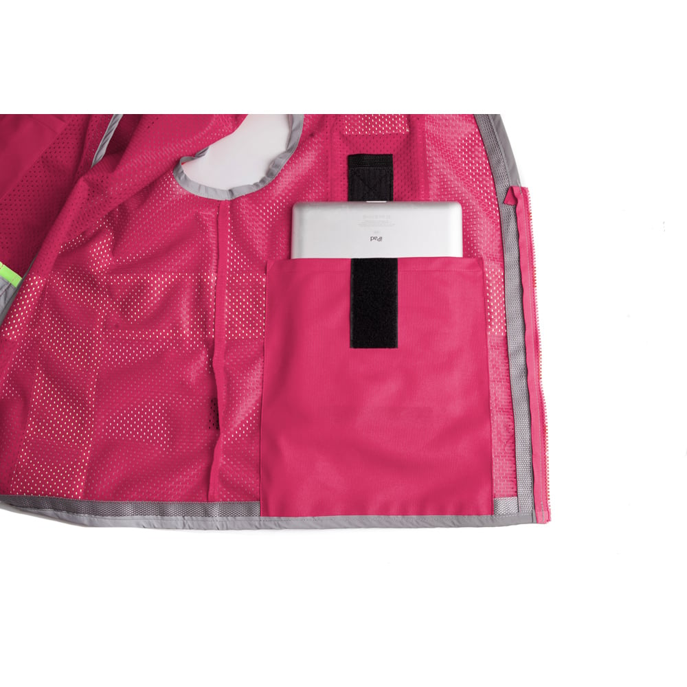 Hype-Lite Enhanced Visibility Safety Vest with Inner iPad Pockets