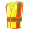 Hi-Vis Safety Vest, Expandable Breakway, Standard Class 2