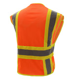 Hi-Vis Safety Vest, Expandable Breakway, Standard Class 2