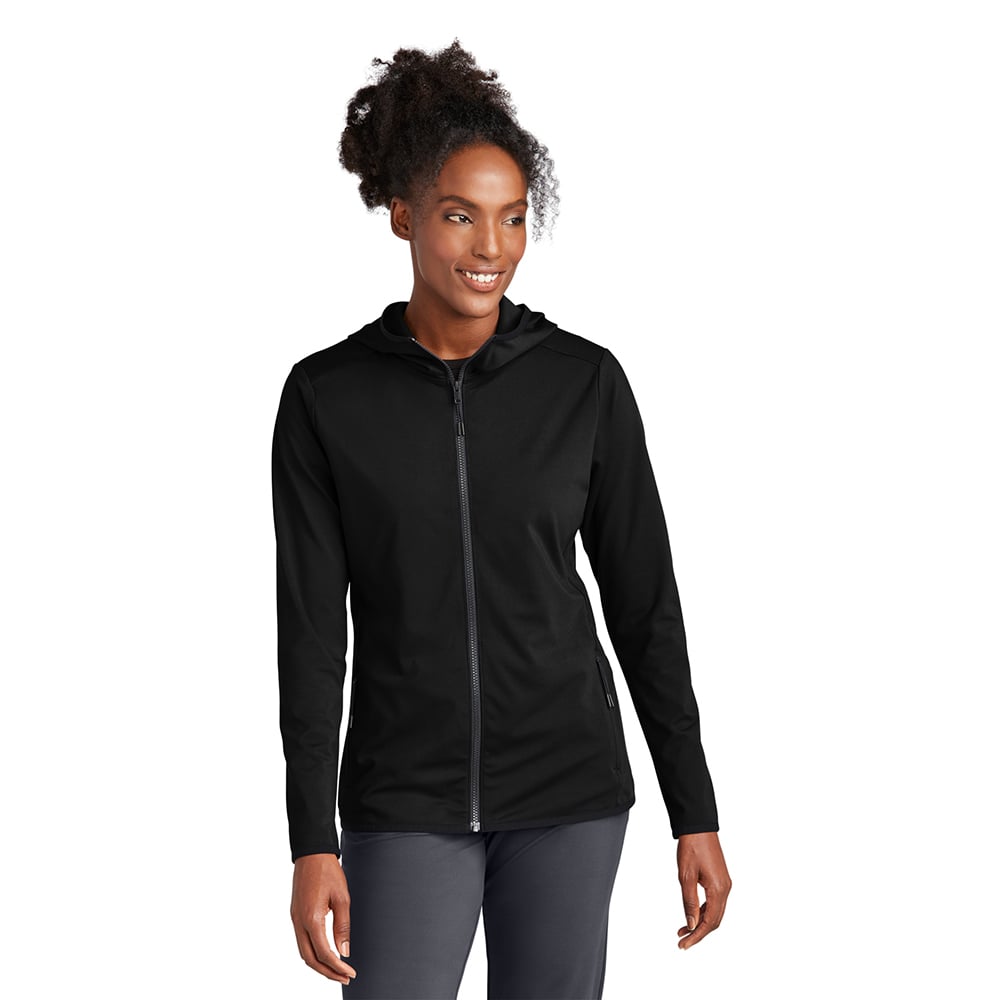 Sport-Tek LST870 Circuit Women's Hooded Sweatshirt with Vislon Zipper