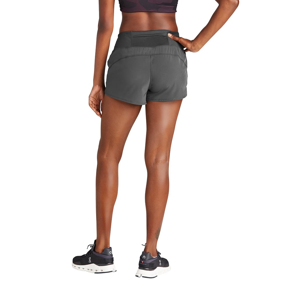 Sport-Tek LST485 Women's Poly Spandex Shorts with Phone Pocket