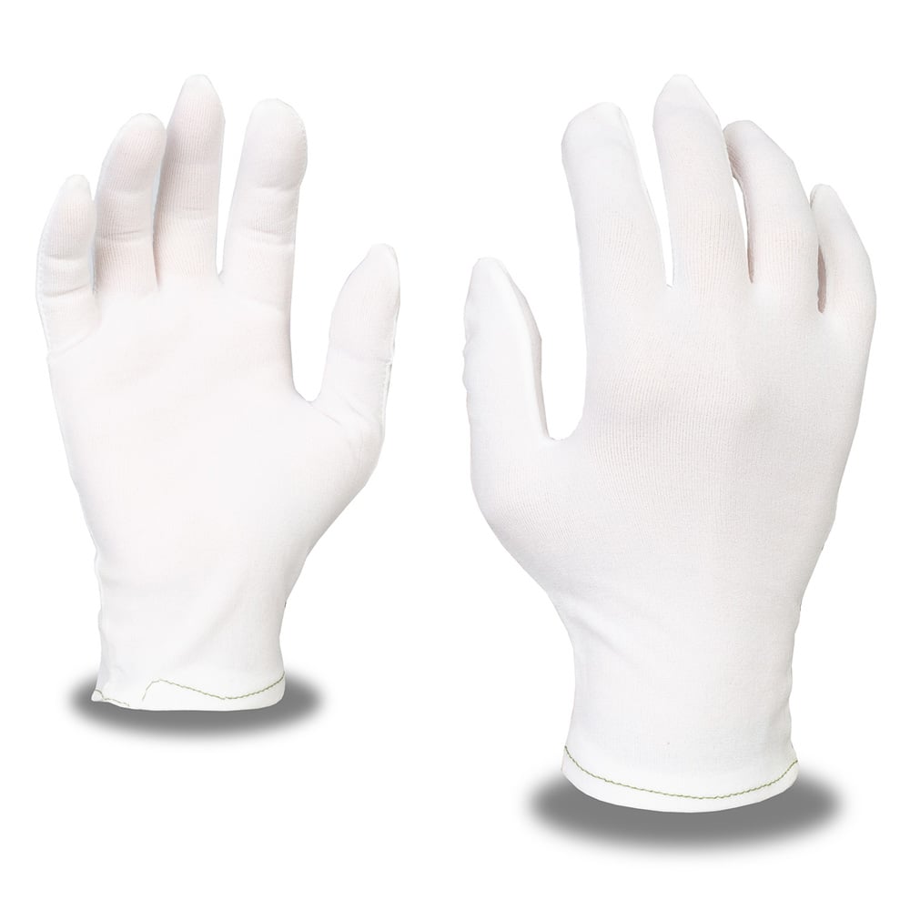 Cordova Ladies' Reversible Nylon Inspector Glove with Hemmed Cuff, 1 dozen (12 pairs)