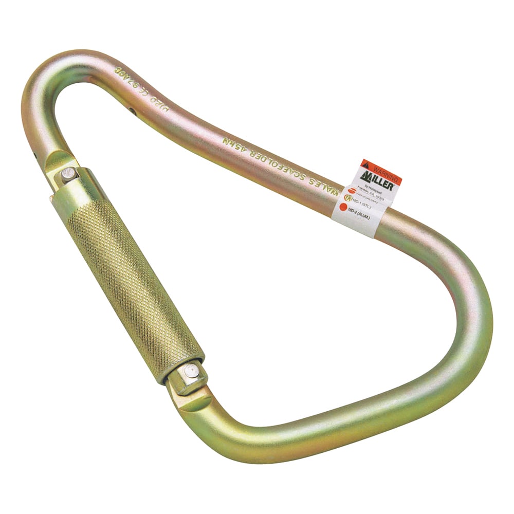 Miller Temporary Anchor, Steel Carabiner  2'' Gate