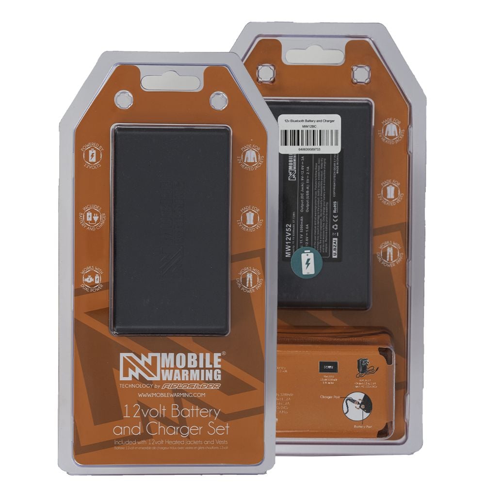 Mobile Warming MW12BC Powersheer XXL 12-volt Battery & Charger Set