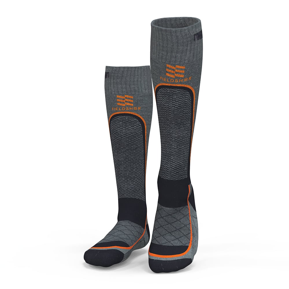 Mobile Warming MWUS2222 Pro Merino Over the Calf 3.7V Thermal Socks, 1 pair