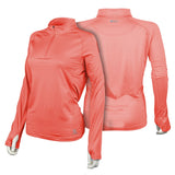 Mobile Cooling MCWT07 Women's Odor Control Long Sleeve with 1/4 Zip