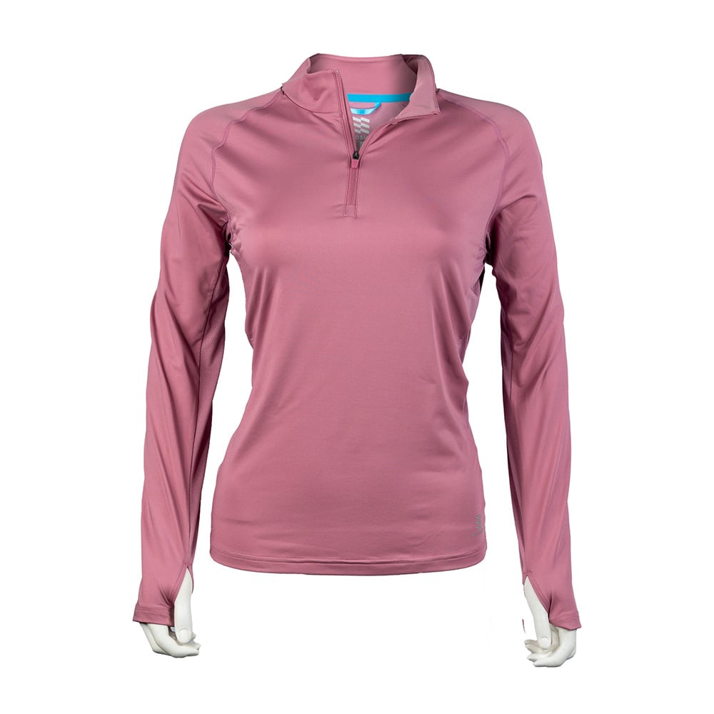 Mobile Cooling MCWT07 Women's Odor Control Long Sleeve with 1/4 Zip