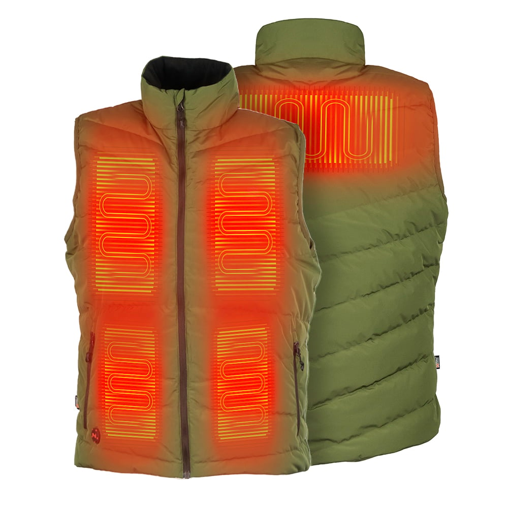 Mobile Warming MWMV16 Crest Men's Heated Down Vest