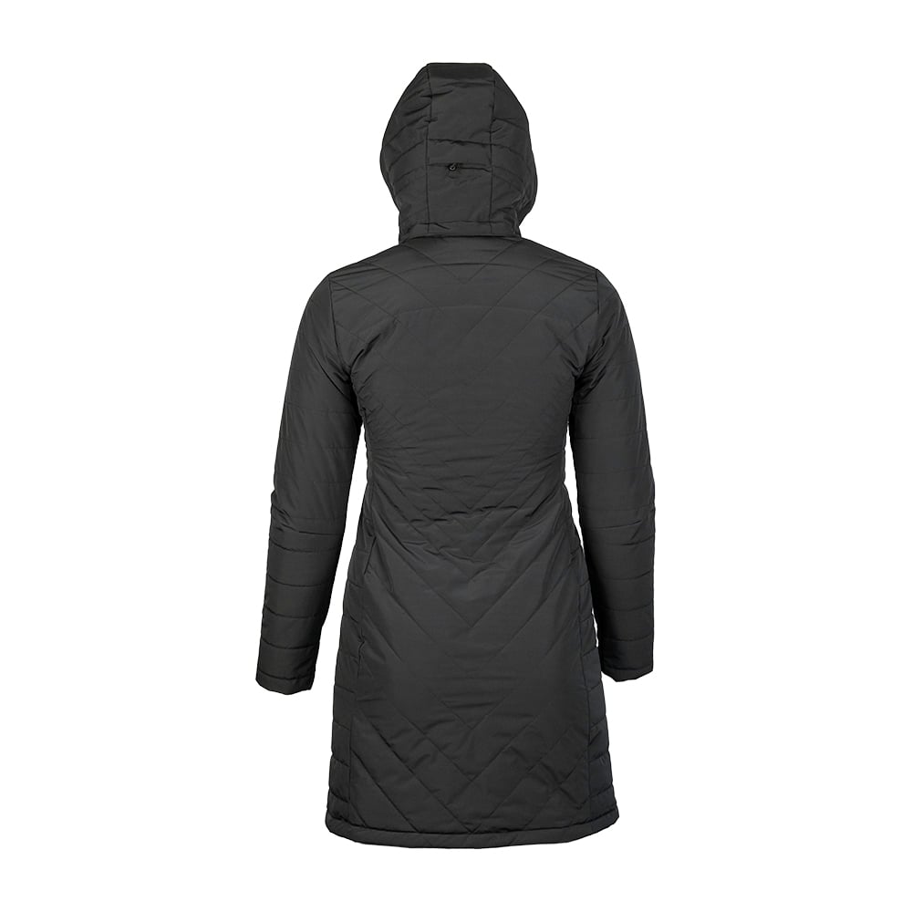Mobile Warming MWWJ38 Meridian Women's Heated Black Hooded Jacket