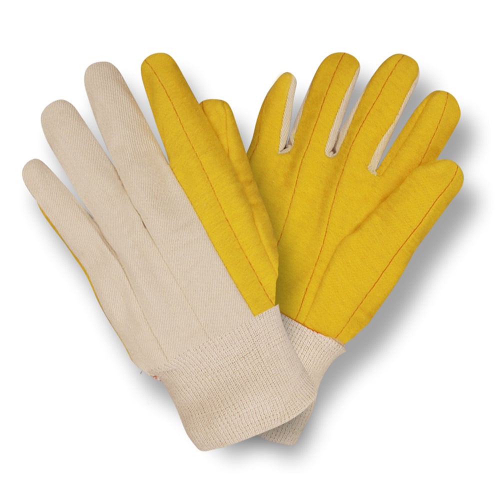 Cordova Canvas Back Cotton Chore Glove with Knit Wrist, 1 dozen (12 pairs)