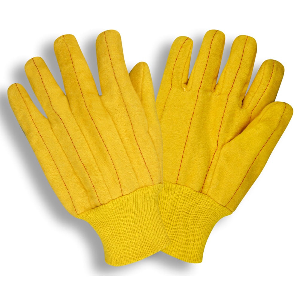 Cordova Fully Quilted Cotton Chore Glove with Knit Wrist, 1 dozen (12 pairs)