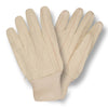 G-Line Economy Nap-In Double Palm Cotton/Polyester Gloves, Knit Wrist, 1 dozen (12 pairs)