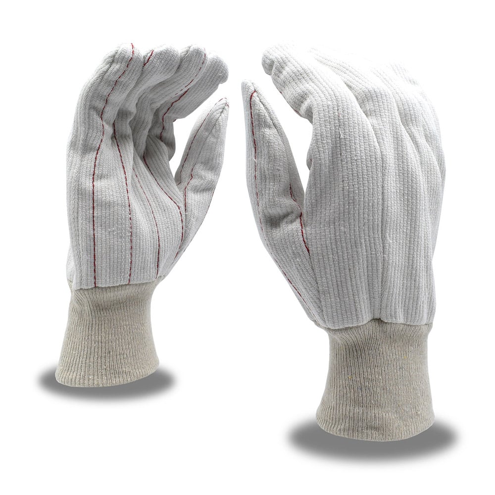 Cordova 24CD Nap-In Corded Double Palm Glove with Knit Wrist, 1 dozen (12 pairs)