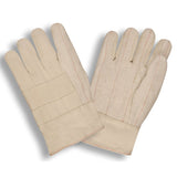 G-Line 3-Ply Heavy Weight Hot Mill Cotton Gloves, Burlap Lined, 1 dozen (12 pairs)