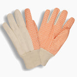 Cordova 26 Standard Weight Cotton Canvas Glove with PVC Dots, 1 dozen (12 pairs)