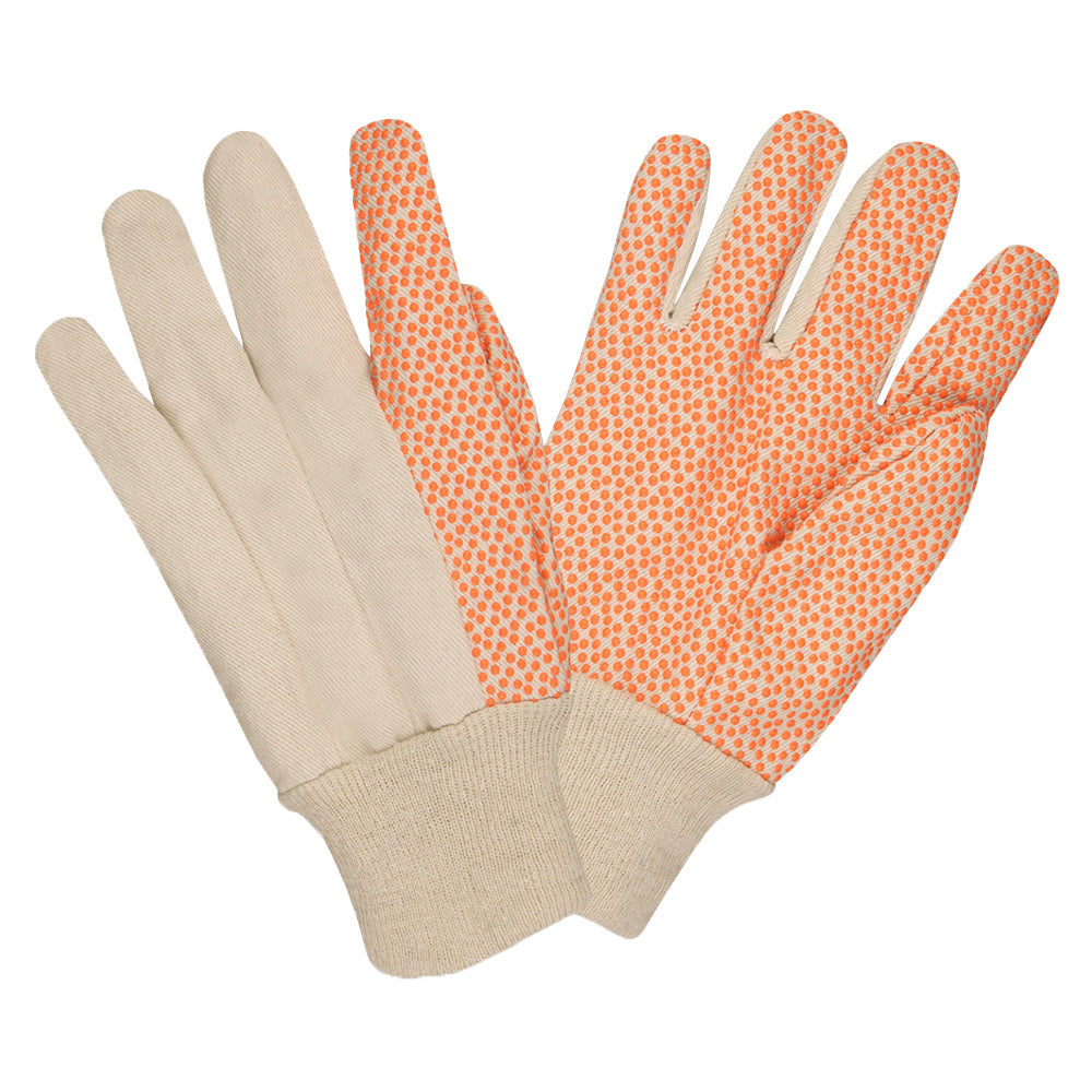 Cordova 26 Standard Weight Cotton Canvas Glove with PVC Dots, 1 dozen (12 pairs)