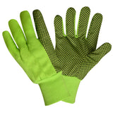 Cordova 271 Hi Vis Polycotton Canvas Glove with Black PVC Dots, 1 dozen (12 pairs)