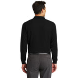 Port Authority K500LSP Silk Touch Long Sleeve Polo with Pocket