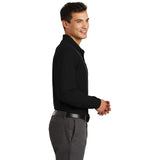 Port Authority K500LSP Silk Touch Long Sleeve Polo with Pocket