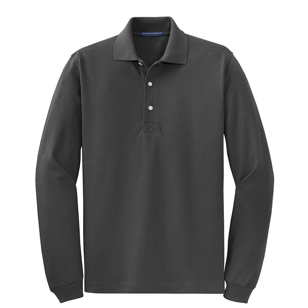 Port Authority K455LS Rapid Dry Polycotton Long Sleeve Polo