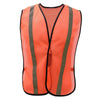 Hi-Vis Enhanced Visibility Mesh Vest with Elastic Sides, One Size