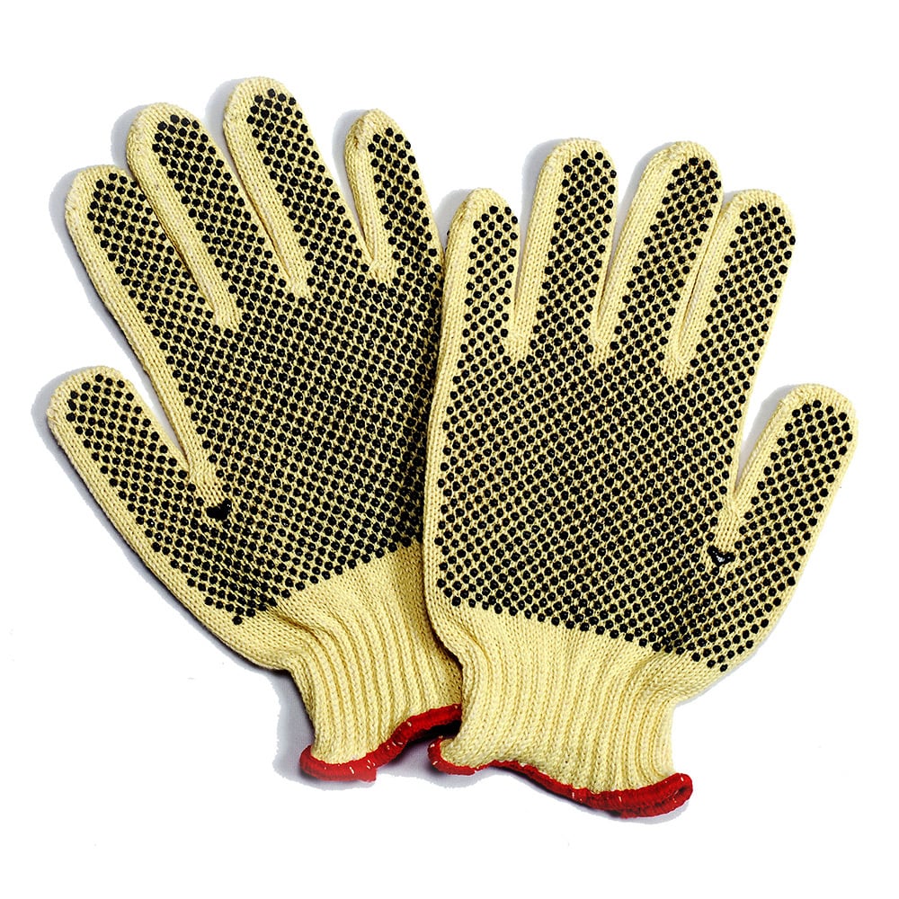 Cordova 2-Sided PVC Dotted 10-Gauge Aramid Plaited Gloves, 1 dozen (12 pairs)