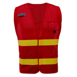 Non-ANSI Hi-Vis Vest, with Prismatic Tape, One Size