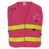 Non-ANSI Hi-Vis Vest, with Prismatic Tape, One Size