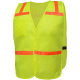 Non-ANSI Economy Safety Vest with Reflective Tape, One Size