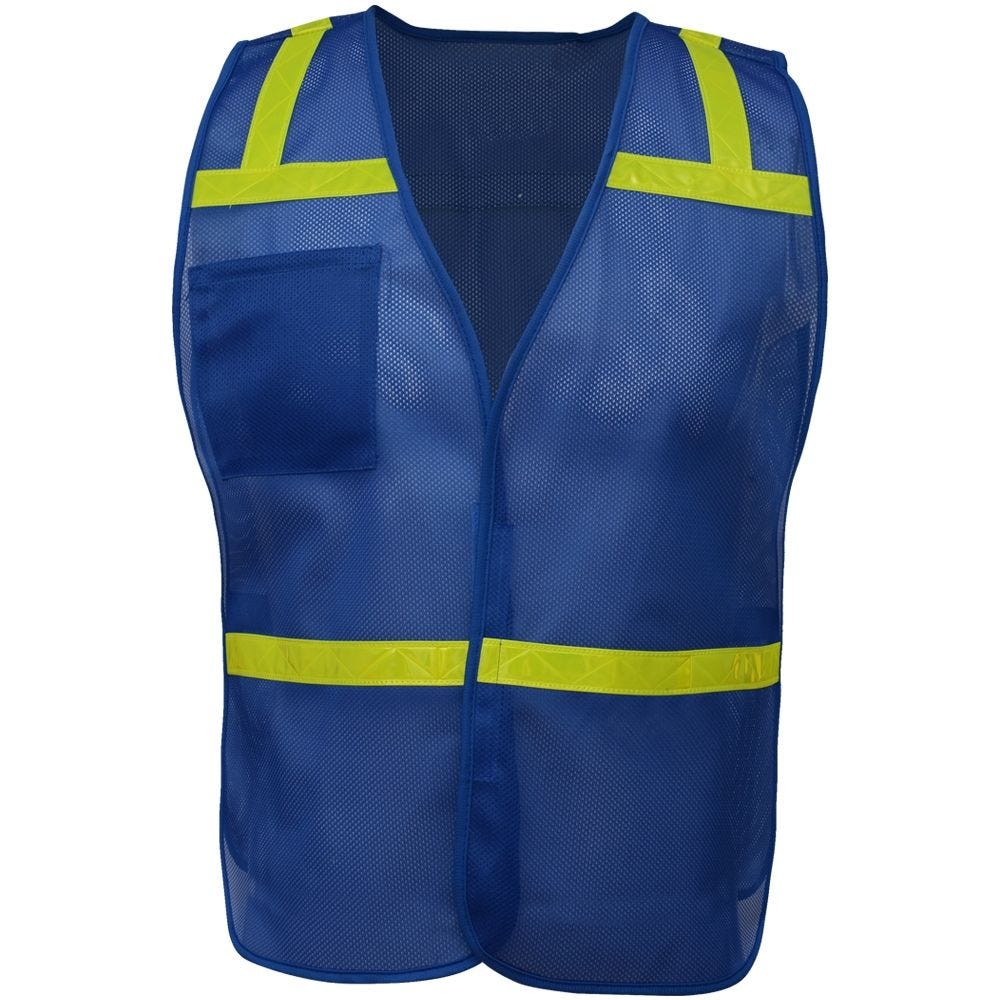 Non-ANSI Economy Safety Vest with Reflective Tape, One Size