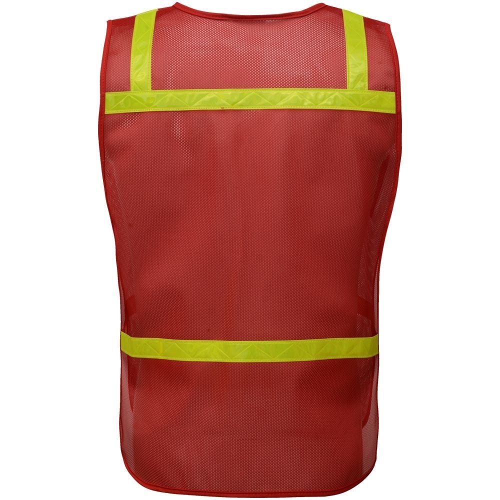 Non-ANSI Economy Safety Vest with Reflective Tape, One Size