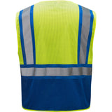 Non-ANSI Economy Multi-Colored Two-Tone Safety Vest