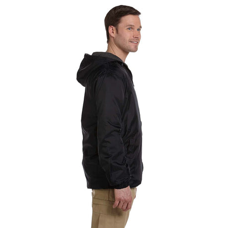 Dickies 33237 Men's Hooded Nylon Jacket with Fleece Lining