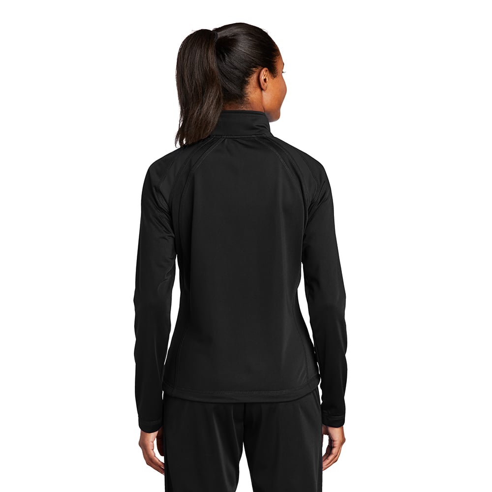 Sport-Tek LST90 Women's Tricot Two-Tone Track Jacket