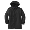 Sport-Tek YST73 Youth Hooded Raglan Jacket with Elastic Back Hem