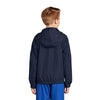 Sport-Tek YST73 Youth Hooded Raglan Jacket with Elastic Back Hem