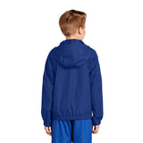 Sport-Tek YST73 Youth Hooded Raglan Jacket with Elastic Back Hem